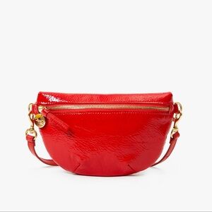 NWT Clare V Petit Fanny in red patent